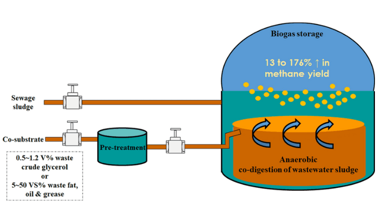 Anaerobic digestion in sludge treatment