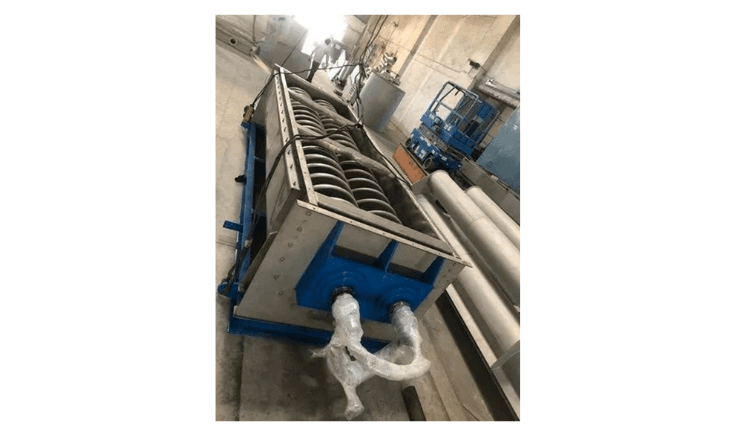 Paddle dryer sludge drying process