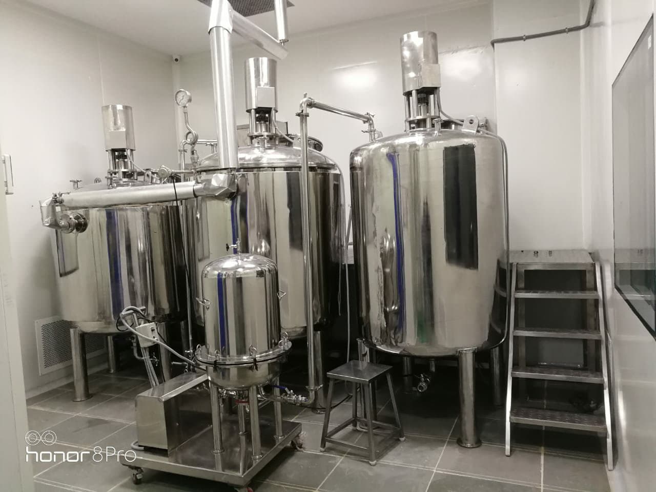 Water treatment plant machinery